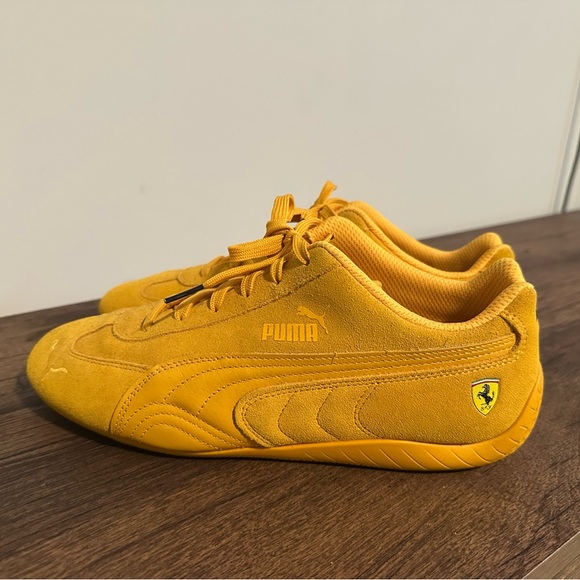 Puma Men's Vibrant Yellow Sneakers - Picture 1 of 5